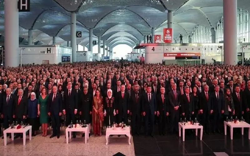 اردوغان فرودگاه جدید «استانبول» را افتتاح کرد