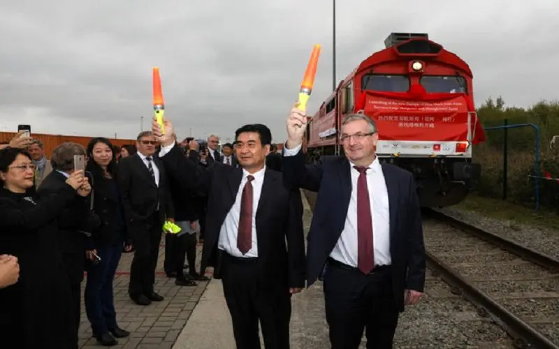 خط‌آهن باری جدید بلژیک به چین آغاز به کار کرد