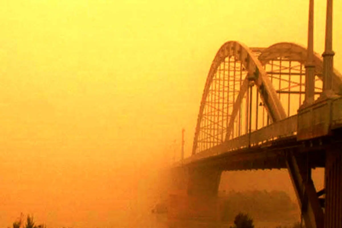 وضعیت آلودگی هوا در خوزستان مناسب نیست