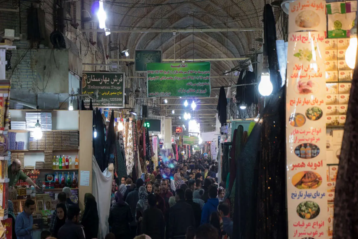 بازار نوروزی پرده‌فروشان شیراز (گزارش تصویری)