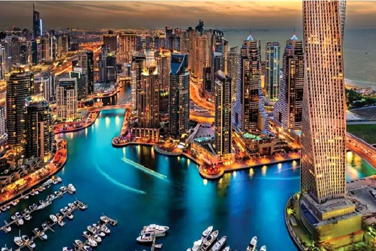 دبی شهر پر زرق و برق