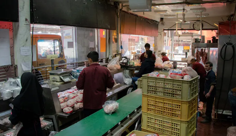 کاهش هزار تومانی قیمت مرغ در بازار