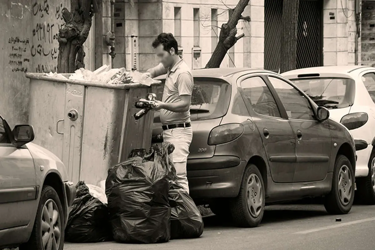 تجارت زباله در تهران به روایت یک اینفوگرافیک