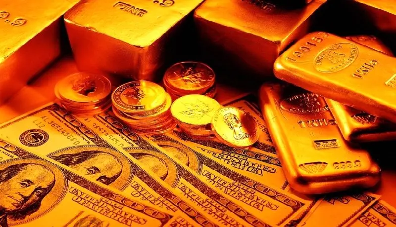 قیمت طلا و دلار در اولین روز معاملات بازارهای جهانی