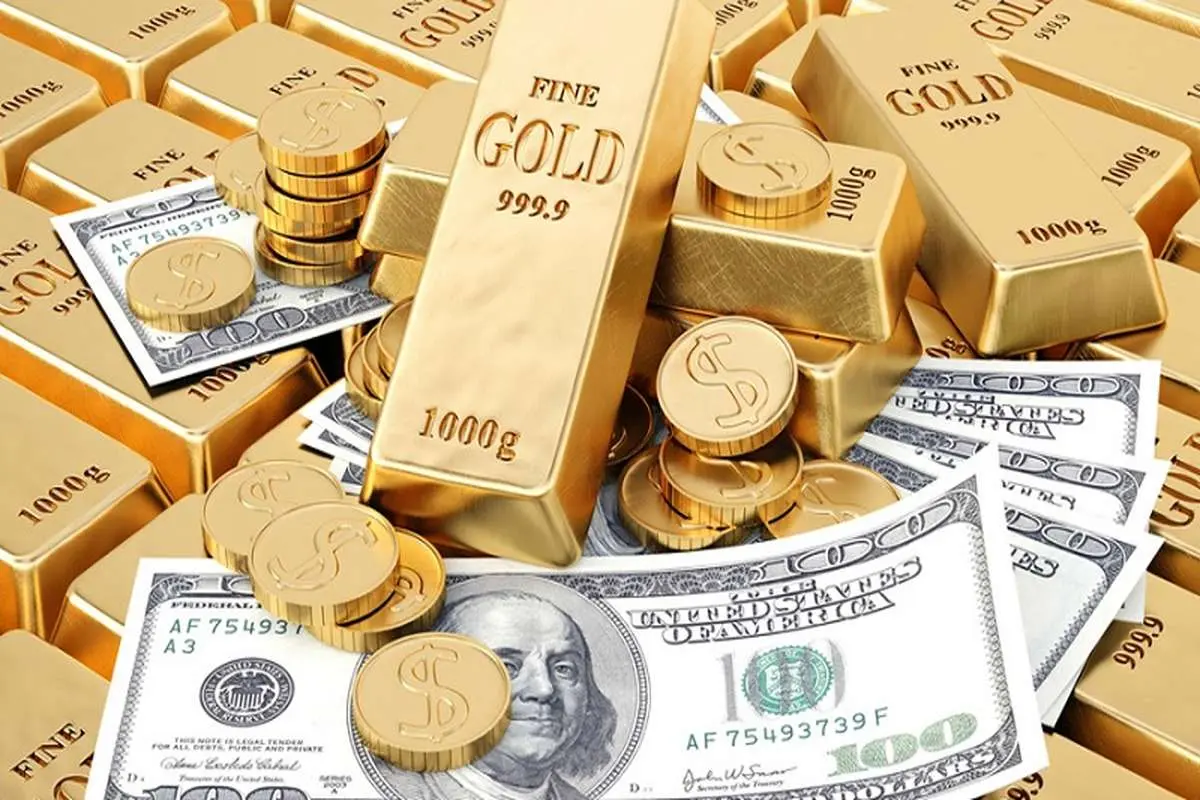 دلار به بالاترین سطح سه هفته اخیر رسید /  افت طلا به دنبال رشد سود اوراق قرضه