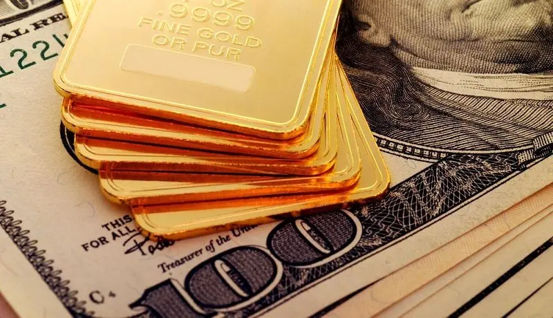 رشد 0.2 درصدی طلا / شاخص دلار به کمترین سطح یک هفته اخیر رسید