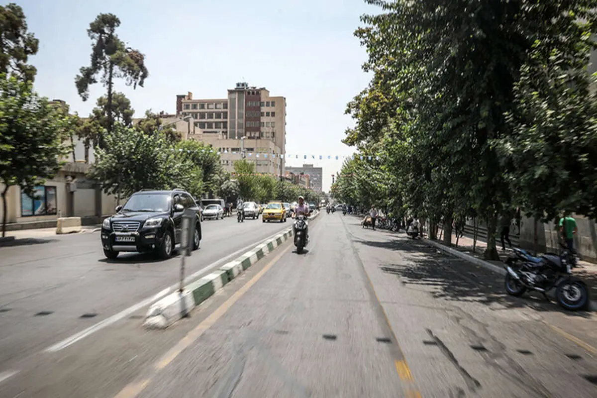 وضعیت ترافیکی عجیب در تهران (عکس)