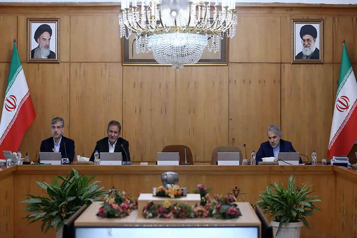 جلسه هیات دولت امروز بدون حضور حسن روحانی (گزارش تصویری)