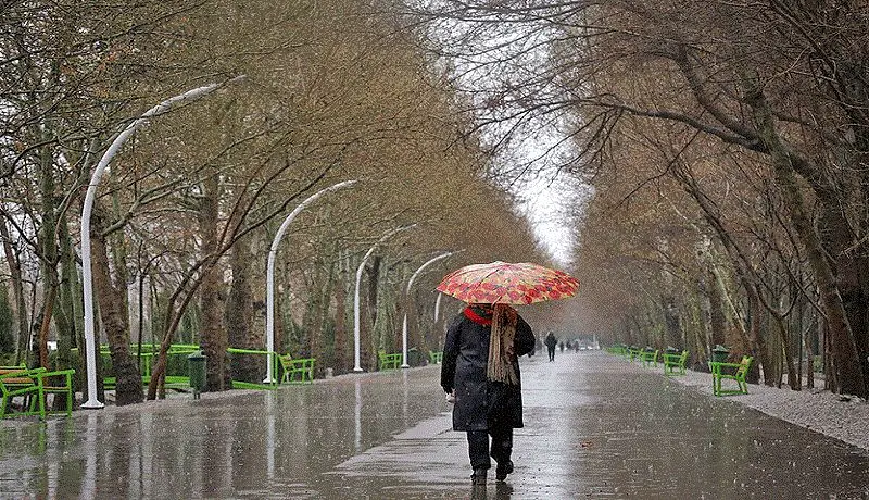 پیش‌بینی باران در تهران از جمعه