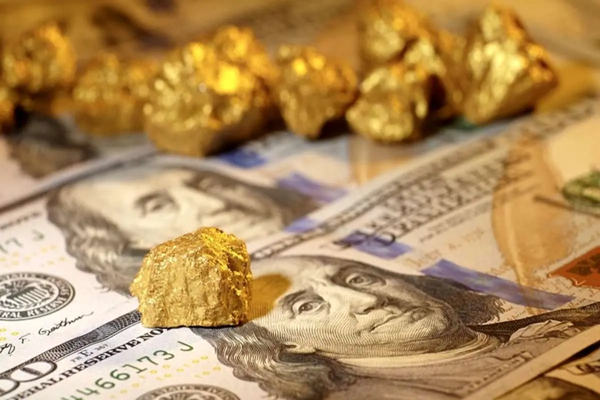 اولین قیمت دلار و طلا در معاملات هفته جدید میلادی / دلار ثابت ماند و طلا اندکی رشد کرد