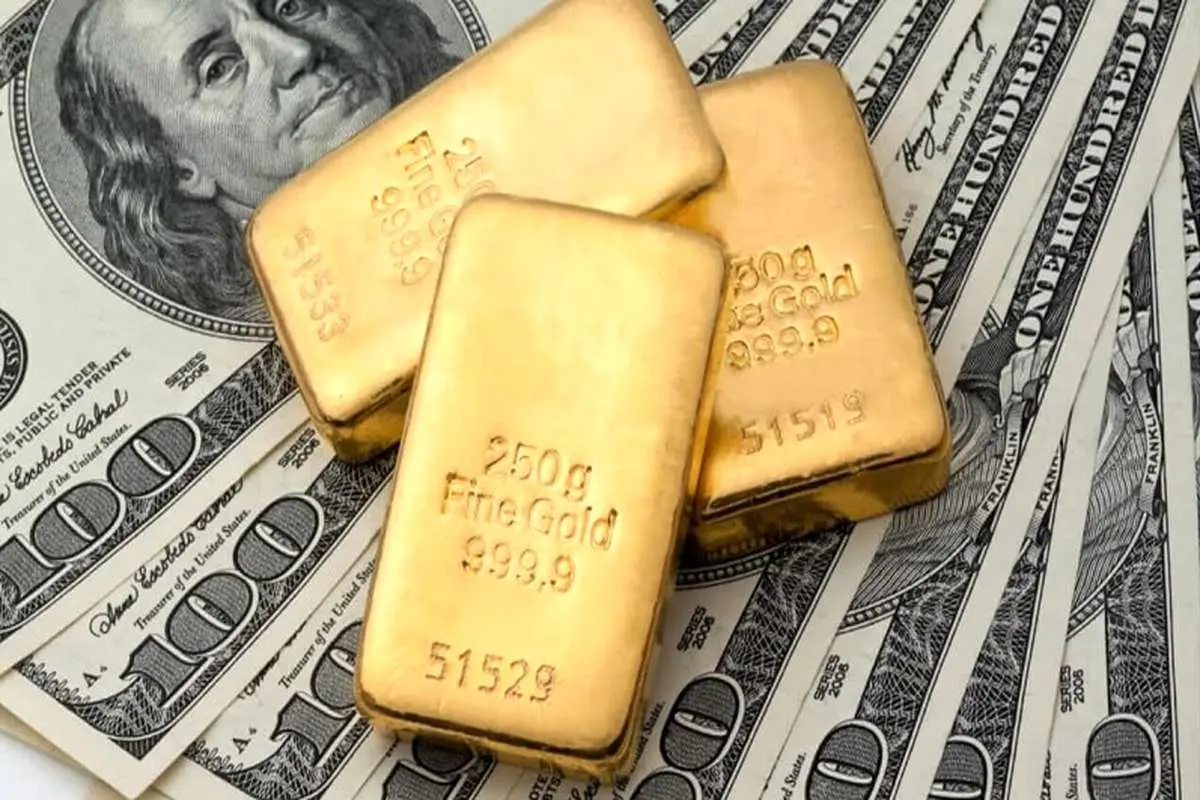 دلار اندکی کاهش یافت / طلا به بالاترین سطح 12 روز گذشته رسید