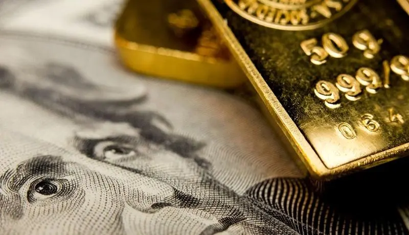 دلار به کمترین سطح 6 هفته اخیر رسید / طلا 0.1 درصد رشد کرد