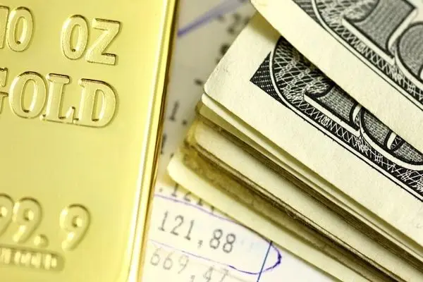 دلار به بالاترین سطح دو هفته گذشته رسید / طلا اندکی رشد کرد