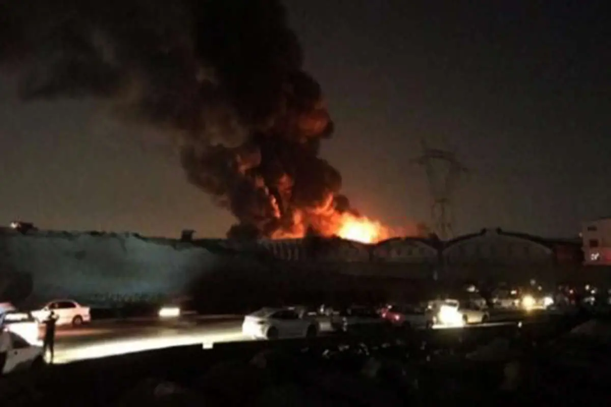 آتش‌سوزی در شهر لبنیات میهن اسلامشهر
