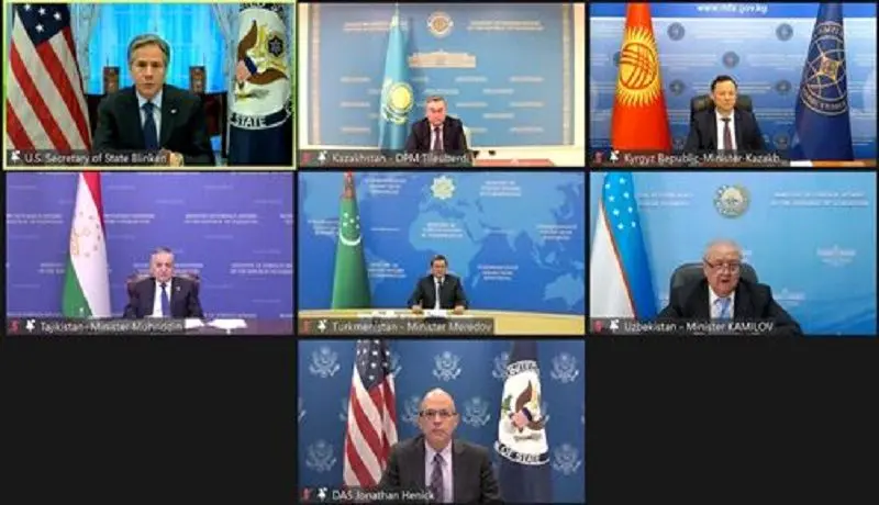 نشست وزیران خارجه آمریکا و آسیای مرکزی برگزار شد