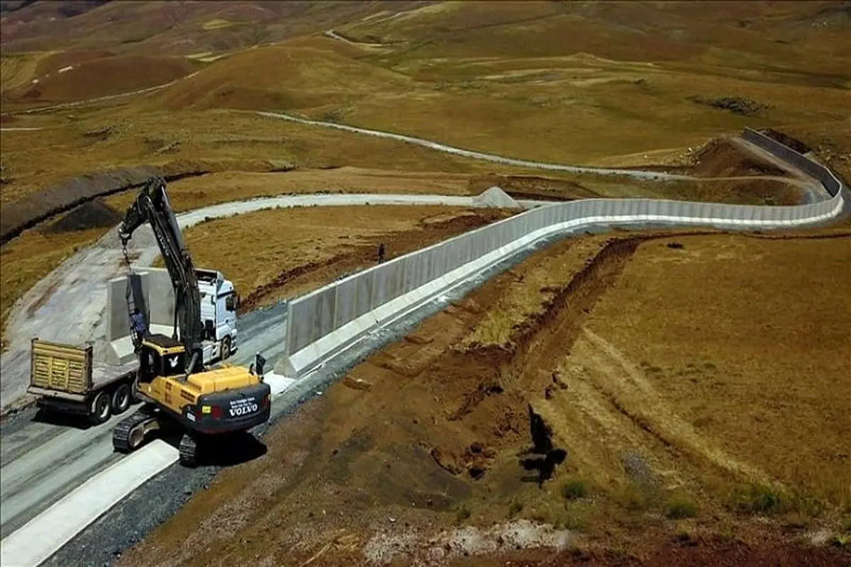 مرز ترکیه با ایران با دیوار امنیتی غیرقابل عبور می‌شود