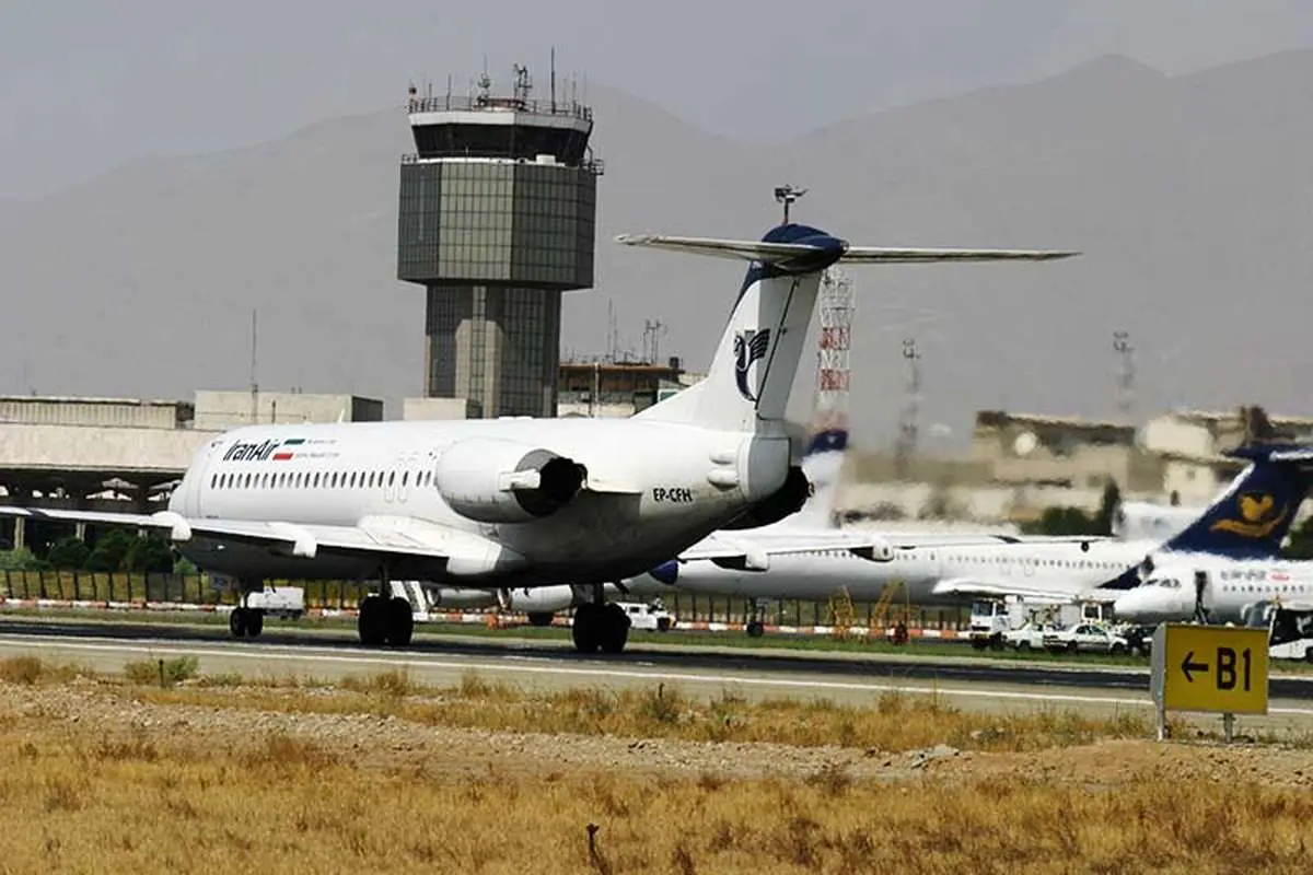 پروازهای فرودگاه مهرآباد متوقف شد