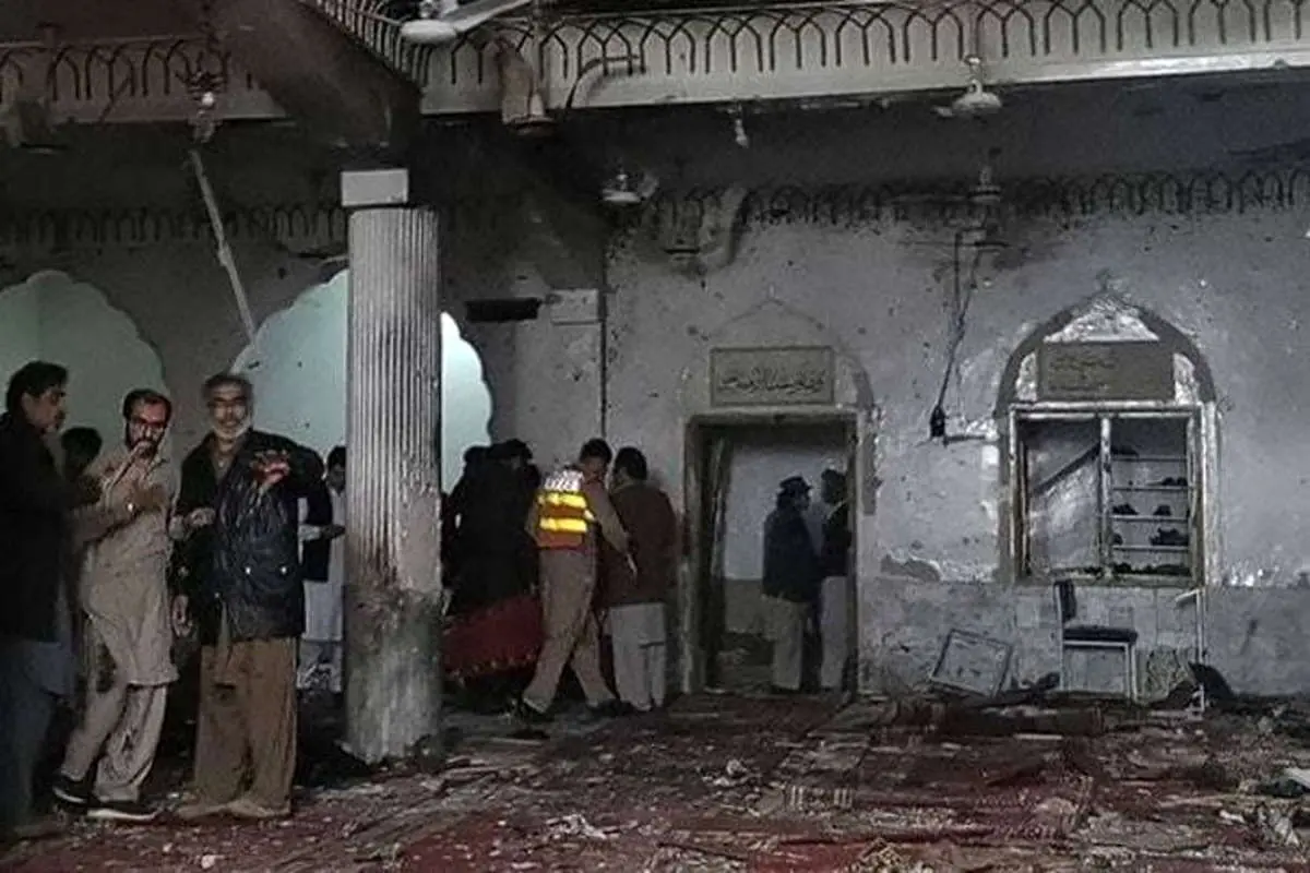 حمله تروریستی به مسجدی در پاکستان/شمار قربانیان به ۵۶ نفر رسید