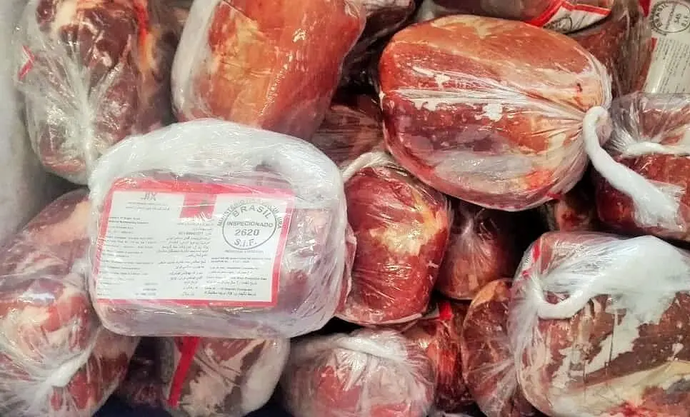 گوشت قرمز یخ زده وارداتی کیلویی چند؟