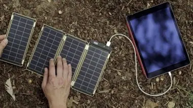 پنل‌های خورشیدی، شبانه تلفن همراه را شارژ می‌کنند!