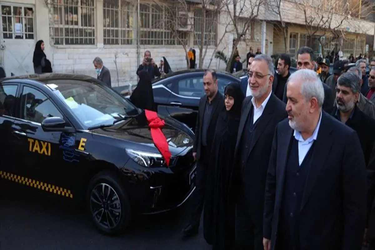 تاکسی های برقی جدید تهران رونمایی شد