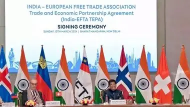 همکاری تجاری هند با انجمن تجارت آزاد اروپا/ قرارداد 100 میلیارد دلاری امضا شد
