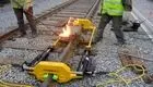 مصدومیت یک کارگر راه‌آهن در اثر آتش‌سوزی دستگاه جوش 