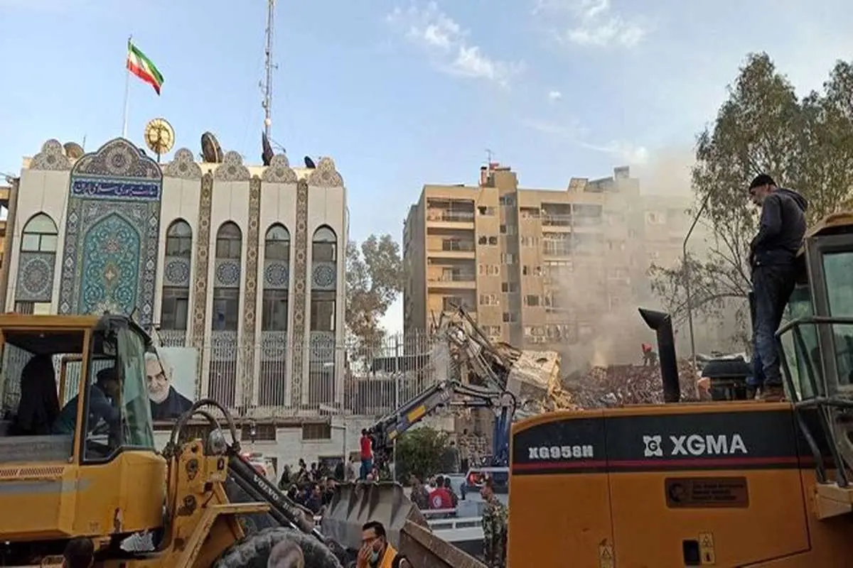 یک رسانه آمریکایی: در حمله به ساختمان کنسولگری سفارت ایران در دمشق نقش نداشتیم