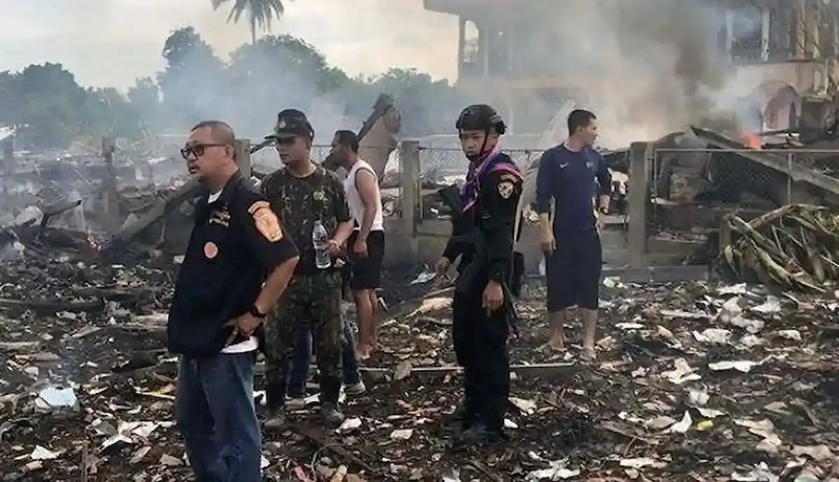 فیلم انفجار در تایلند با 9 کشته