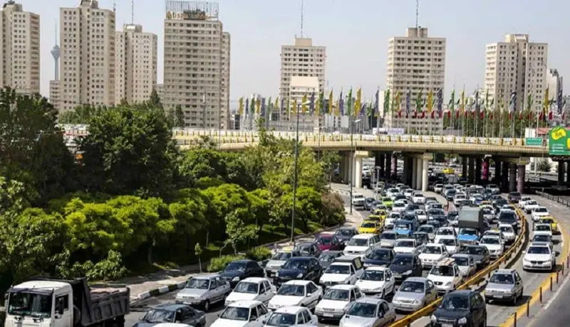 ترافیک سنگین در آزادراه تهران ـ کرج ـ قزوین