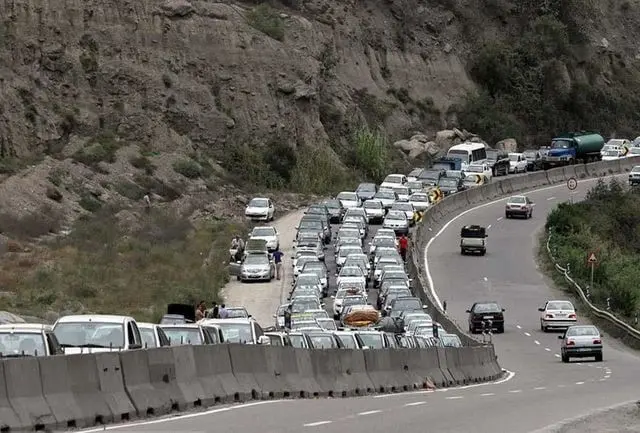 ترافیک سنگین در ورودی مازندران