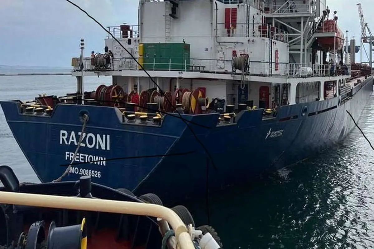 حرکت اولین کشتی حامل غلات اوکراین به سوی لبنان