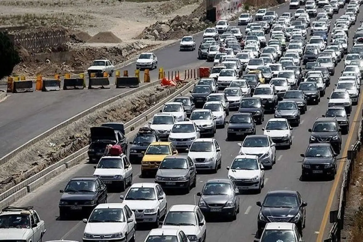ترافیک سنگین در آزادراه  کرج – قزوین