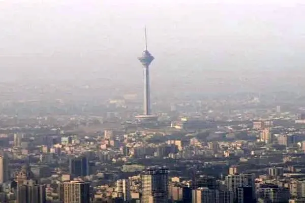 کیفیت هوای تهران در وضعیت ناسالم قرار گرفت