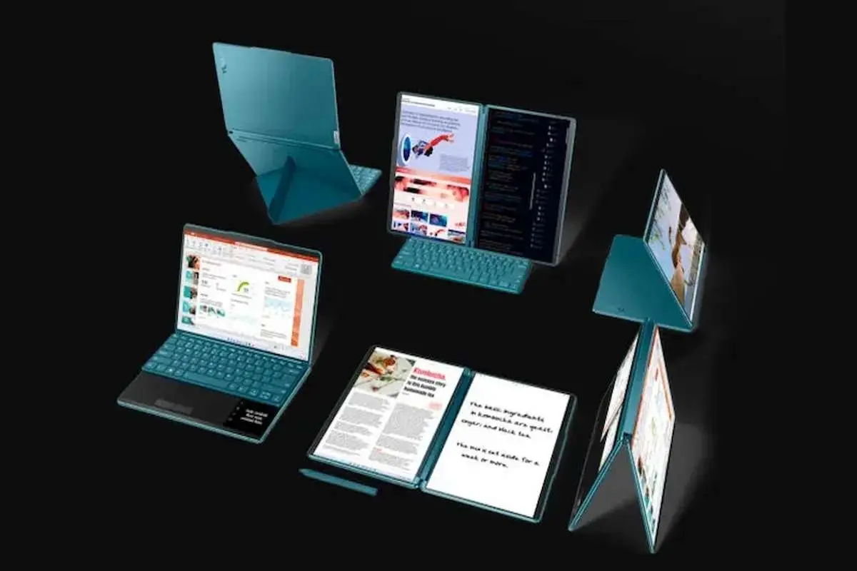 لپ تاپ جدید لنوو با 2 نمایشگر رونمایی شد