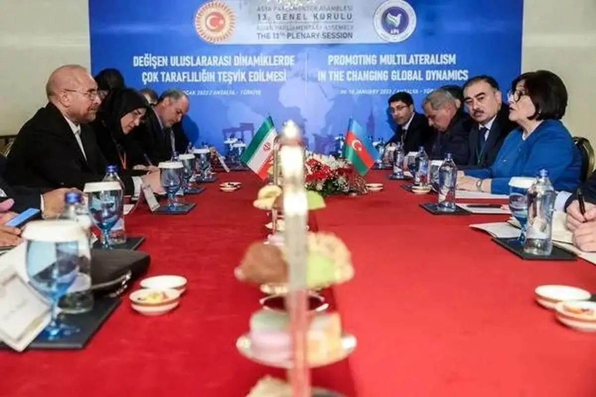 دیدار قالیباف با رئیس مجلس آذربایجان