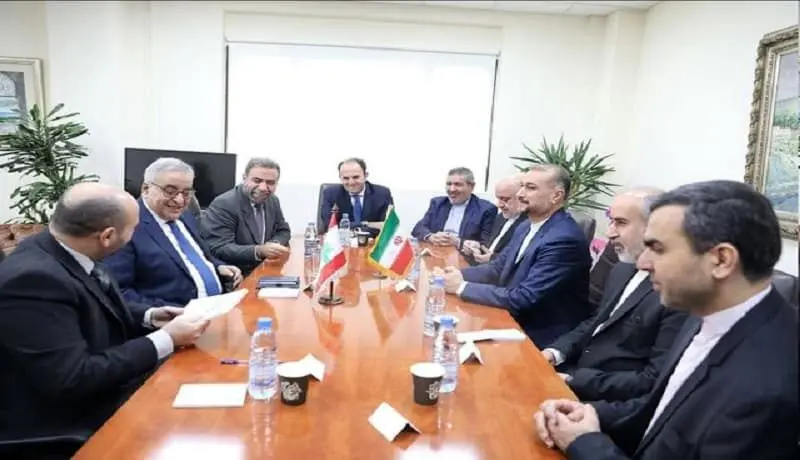 دیدار امیر عبداللهیان با وزیر خارجه لبنان