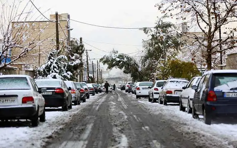 هشدار: بارش برف در تهران از امشب آغاز می‌شود