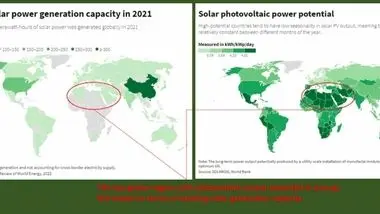 کدام کشورها برق خورشیدی بیشتری می‌توانند تولید کنند؟