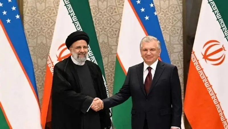 استقبال رسمی رئیسی از رئیس‌جمهور ازبکستان