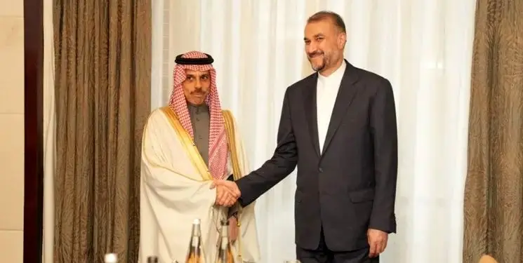 وزیر خارجه عربستان وارد تهران شد/استقبال امیرعبداللهیان از فرحان