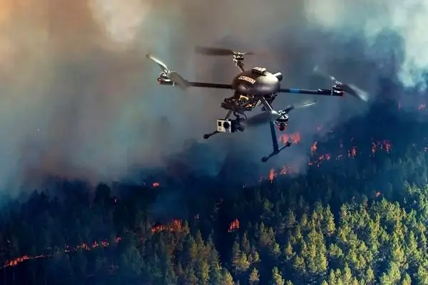پهبادهای آمازون آتش سوزی جنگل‌ها را کنترل می‌کنند/ تکنولوژی در خدمت محیط زیست