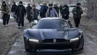 طالبان با قراضه خودروساز می‌شود!/ رونمایی از سوپراسپرت جنجالی افغانستان در قطر