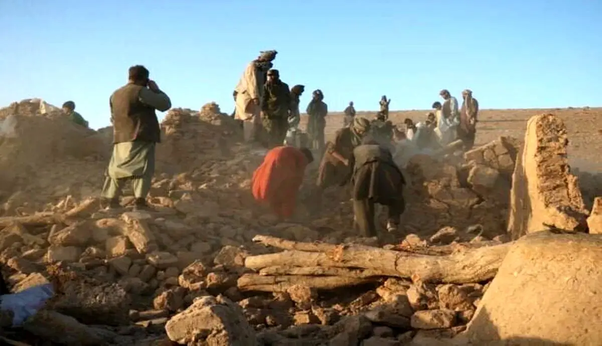 شمار جانباختگان زلزله در افغانستان به 2 هزار نفر رسید