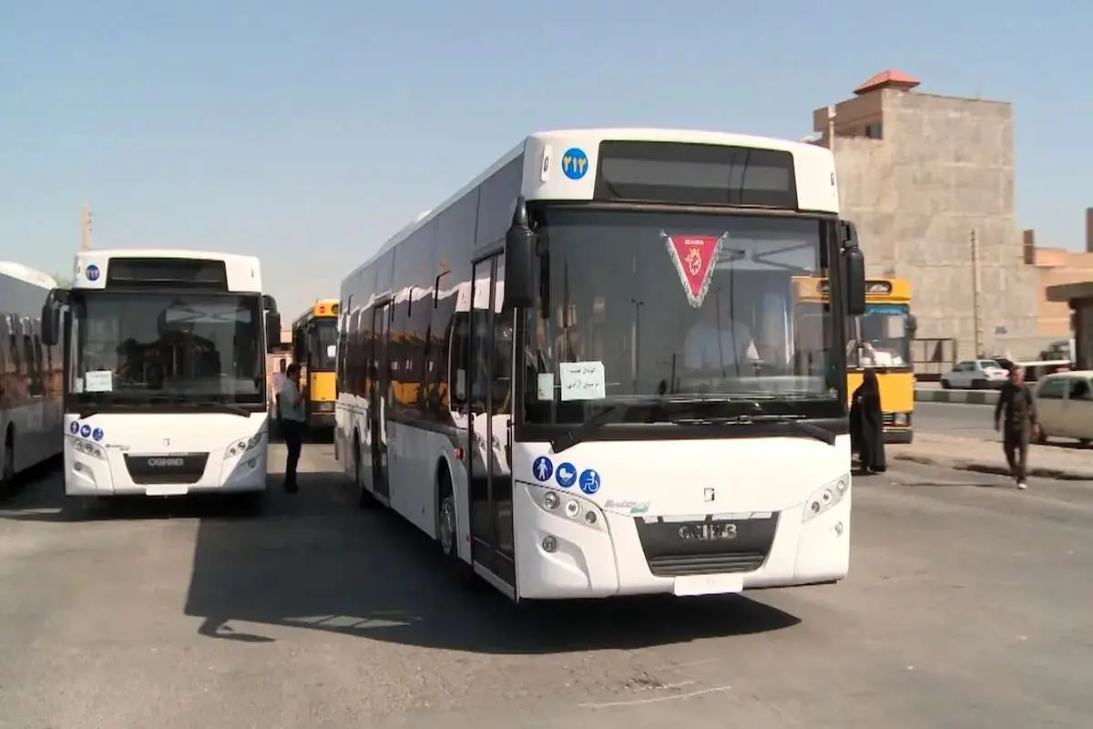 اتوبوس های برقی جدید وارد مسیر بهارستان می‌شوند