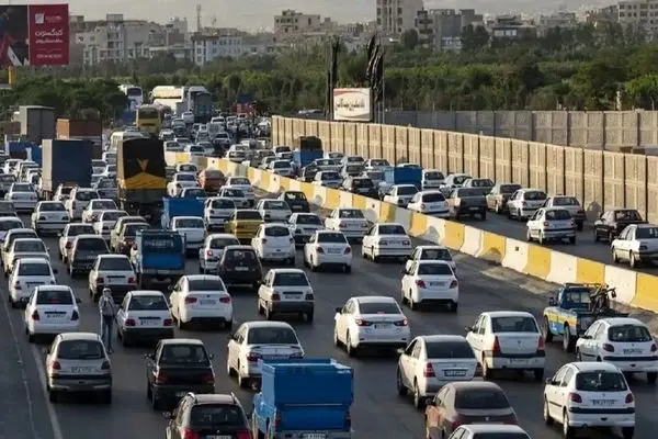 ترافیک در آزادراه تهران - شمال