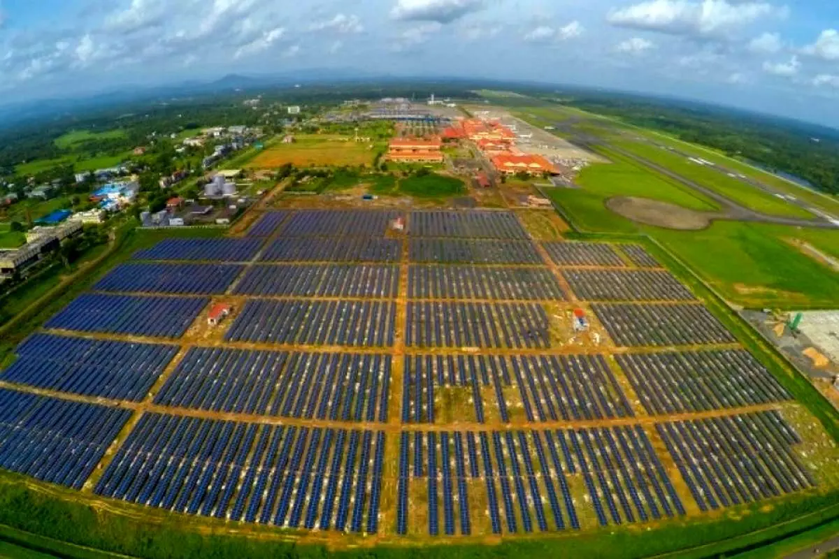 اولین فرودگاه خورشیدی جهان در هند