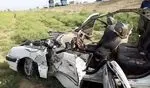 واژگونی خودرو در کویر مرنجاب ۳ کشته و مجروح بر جا گذاشت