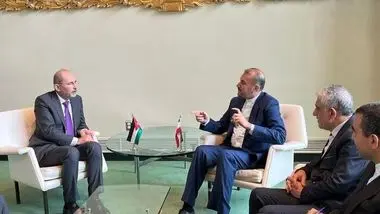 دیدار امیر عبداللهیان و وزیر خارجه اردن در نیویورک