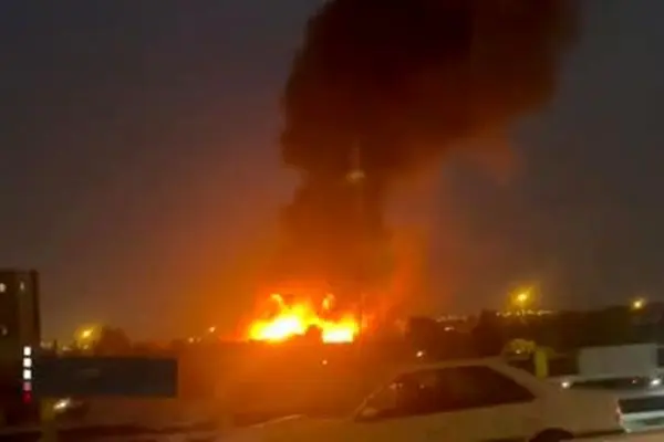 آتش‌سوزی در کارخانه لاستیک شهریار/ 50 نفر مصدوم شدند